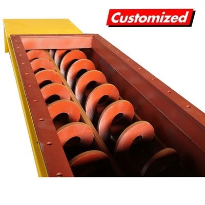 Un buen precio. Acero inoxidable personalizado sin eje de tornillo horizontal transportadores de auger Sistema de transporte en línea