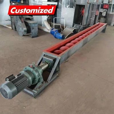 Un buen precio. Sistema de transportador con tornillo de alimentación de lodo en forma de U transportador de tornillo tubular OEM en línea