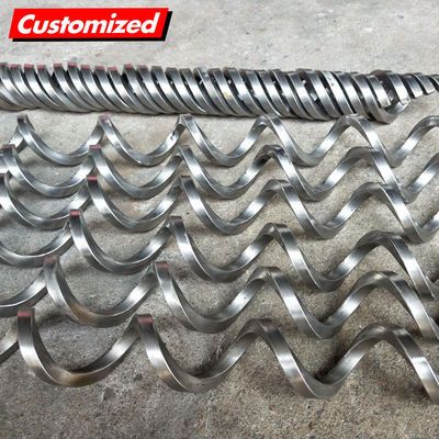 Un buen precio. Tornillo sinfín de cuchilla helicoidal sin eje personalizable con alta precisión y acero inoxidable de grado alimenticio en línea