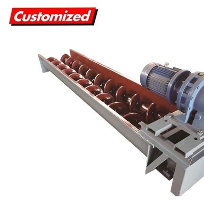 Un buen precio. Transportador de tornillo de doble eje resistente al fuego y resistente al calor personalizado para arena de carbón de silo en línea