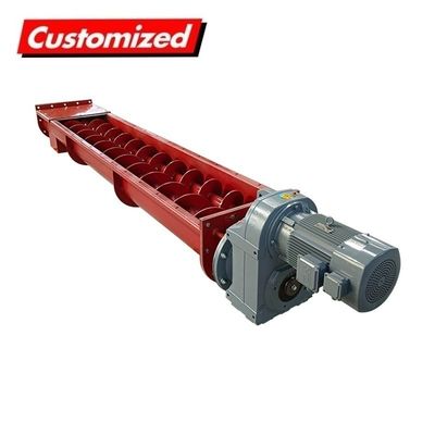 Un buen precio. Sistema de transportador espiral de auger de acero inoxidable personalizado para máquina de transporte OEM en línea