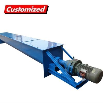 Un buen precio. OEM Transferencia de polvo personalizada de acero inoxidable máquina de tornillo de alimentación transportador de auge espiral en línea