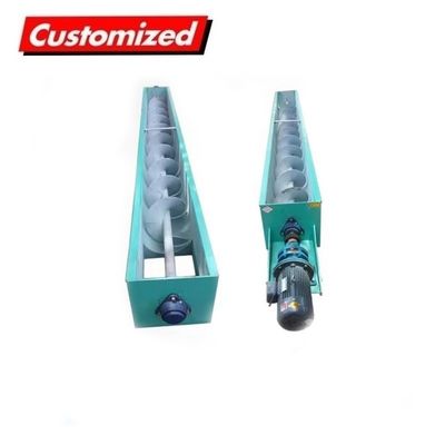 Un buen precio. Transportador de auge de tornillo sin eje de acero inoxidable para el tratamiento de aguas residuales de teñido en línea