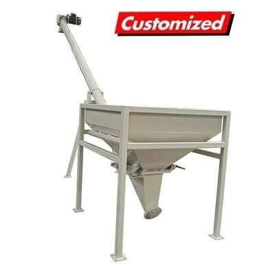 Un buen precio. Professional de alimentación por tornillo inclinado de acero al carbono para el transporte de polvo de grano en línea