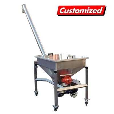 Un buen precio. Acero inoxidable Resistente al calor Estructura compacta transportador de tornillo Aguilar Alimentador con tolva en línea