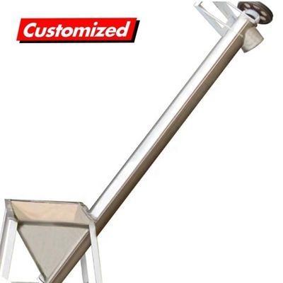 Un buen precio. KX0018 Alimentación de tornos de acero inoxidable para transportadores de tornillo de cemento pequeño en línea