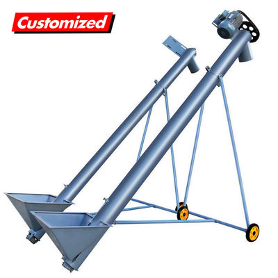 Un buen precio. Material resistente al calor Característica de la máquina de alimentación industrial Mini transportador de tornillo inclinado en línea