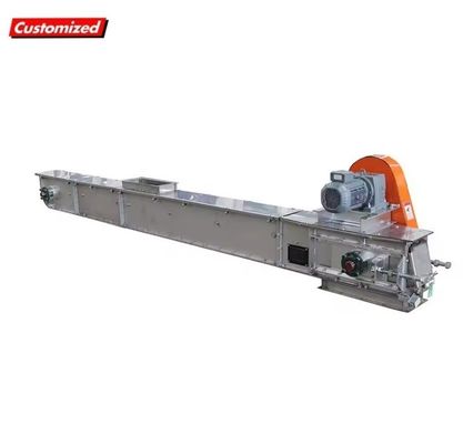 Un buen precio. Transportador de alimentación por tornillo industrial resistente al fuego con rodillo de acero inoxidable 304 en línea