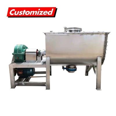 Un buen precio. OEM Conveyor de auge personalizado de polvo seco mezclador de cinta horizontal con estructura KX0002 en línea