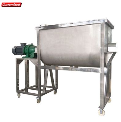 Un buen precio. Equipo de mezcla de polvo de paletas de acero inoxidable con control de botón en línea