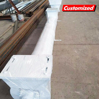 Un buen precio. OEM acero inoxidable resistente al calor transportador de rosca de tornillo personalizado para el transporte de granos en línea