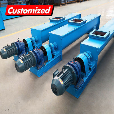 Un buen precio. Transporte de sedimentos de acero al carbono para pintura del eje transportador de rosca de tornillo para plantas de fabricación en línea