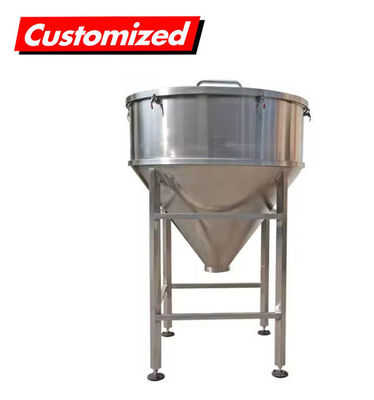 Un buen precio. Acero inoxidable de grado alimenticio Maíz Maíz Granos de café Trigo Polvo Tanque Silo para almacenamiento en línea