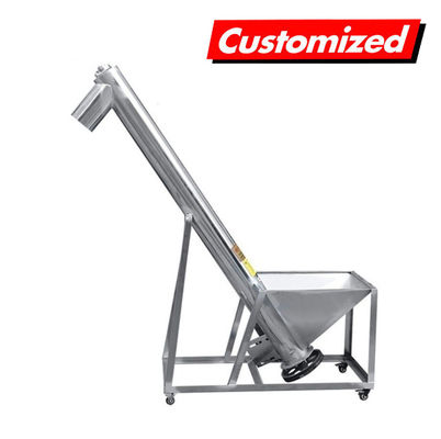 Un buen precio. Transportador de tornillo conveniente para el manejo de fertilizantes/harina/café en polvo/sulfuro en polvo en línea