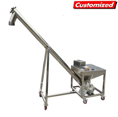 Un buen precio. Alimentador de torsión de tornillo resistente al calor de acero inoxidable personalizable para sistemas de transportadores de polvo en línea