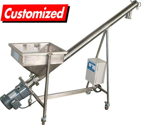 Un buen precio. Conveyor de rosca de hielo seco de acero inoxidable para transferencia de material suave en línea