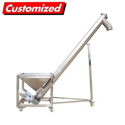Un buen precio. Alimentación de torsión de tornillo de acero inoxidable para transportador de transporte de polvo personalizable en línea