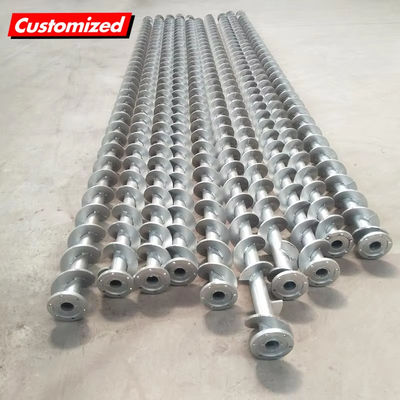 Un buen precio. Máquina espiral de acero inoxidable Sarrafa de tornillo para el eje del transportador de auger Sistema de transmisión de la máquina transportadora en línea