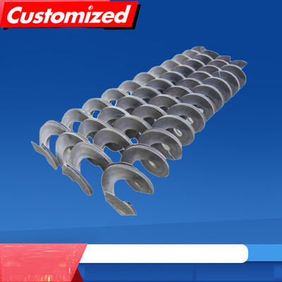 Un buen precio. Conveyor de tornillo espirales sin eje flexible a medida para plantas de fabricación en línea