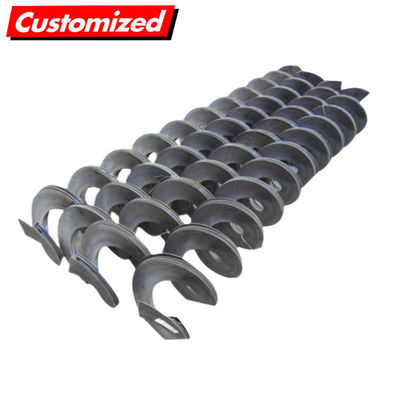 Un buen precio. Transportador de tornillo sin eje en la planta de fabricación en línea