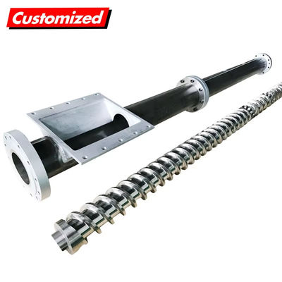 Un buen precio. OEM de venta caliente personalizada Barril de tornillo único para la máquina de extrusión de granulación en línea