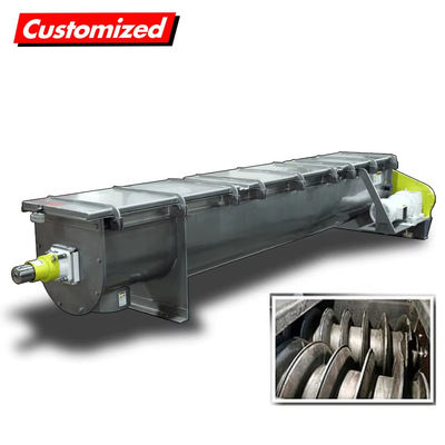 Un buen precio. OEM Procesamiento térmico personalizado Calentador de tornillo secador de auge transportador de tornillo de calefacción de vuelo hueco en línea