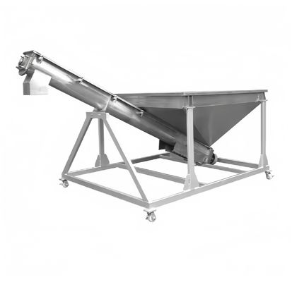 Un buen precio. Alimentador automático de aguja de tornillo con control PLC para materiales granulares en acero inoxidable y diámetro espiral personalizable en línea