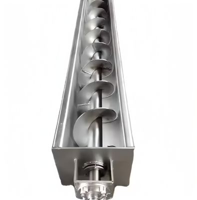 Un buen precio. Transportador de auge de tornillo resistente al calor resistente al fuego con dimensiones personalizadas para el transporte de aguas residuales y lodos en línea