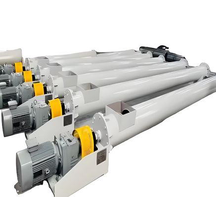 Un buen precio. Transportador de rosca de acero inoxidable resistente a la corrosión para el flujo de materiales en la industria con facilidad de limpieza en línea