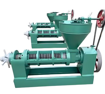 Un buen precio. Máquina de prensa de aceite espiral combinada comercial eficiente en línea
