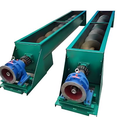 Un buen precio. Aguas residuales Slurry Solid Sludge U Tipo de tubo de canal Tubo de transporte de tornillo tubular para la industria con hopper en línea