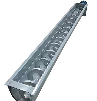 Un buen precio. Sistema de transportador en espiral de acero al carbono para cenizas, lodos y granos transportador en espiral industrial sin eje en línea