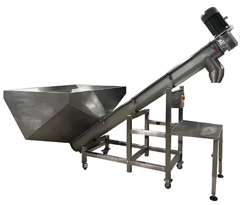 Un buen precio. Conveyor de hielo en espiral en forma de U de acero inoxidable de gran cilindro eficiente en línea