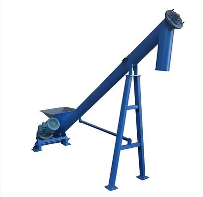 Un buen precio. Calentamiento de alimentos para animales Cementos flexibles Transportador en espiral horizontal en forma de U en línea