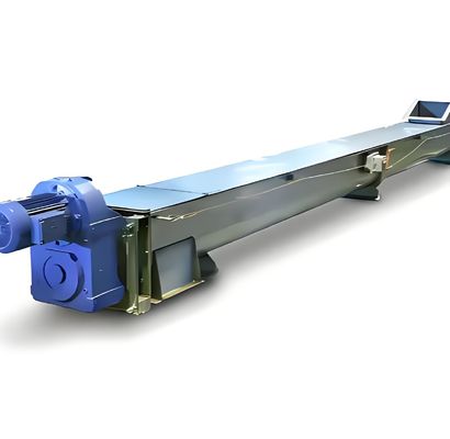 Un buen precio. Transportador espiral sin eje de acero inoxidable en forma de U para cemento de lodo y alimentación de polvo seco en línea