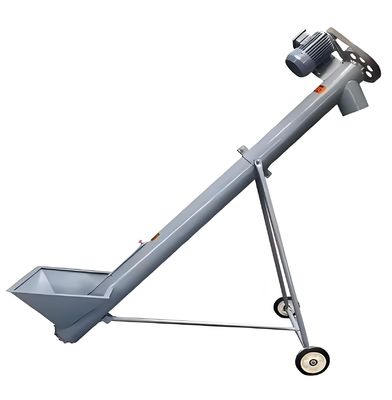 Un buen precio. Transportador de alimentación en espiral vertical e inclinado de acero inoxidable para el manejo de granos en línea