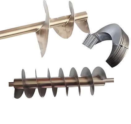 Un buen precio. Cuchilla espiral laminada en frío continua resistente a la abrasión de acero inoxidable 304 para sistemas de transporte en línea