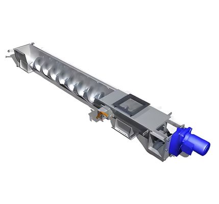 Un buen precio. Transportador de tornillo sin eje de acero inoxidable para el transporte eficiente de lodos contaminados con petróleo en línea