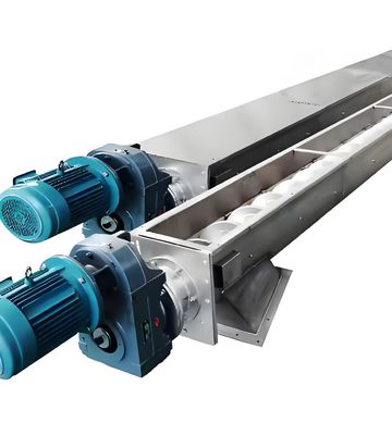 Un buen precio. Transportador espiral de acero inoxidable a través de U personalizado para el transporte de polvo y arena de la industria química en línea