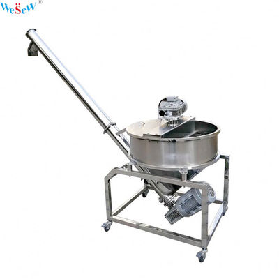 Un buen precio. Transportador de tornillo inclinado de acero inoxidable tipo Hopper con alta precisión para el manejo de materiales en línea