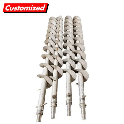 Un buen precio. Velocidad de tornillo de acero inoxidable Aguilar cuchilla seccional Cuchilla espiral Vuelo helicoidal en línea