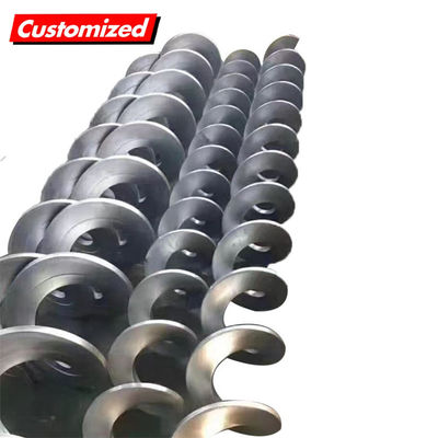 Un buen precio. Nueva hoja de tornillo continuo de acero inoxidable para la planta de fabricación y la cosechadora transportador de espiral fácil de operar transportador de tornillo en línea