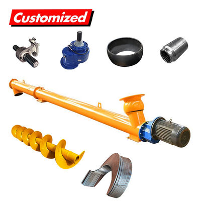 Un buen precio. Fácil de operar transportador de tornillo de carga pesada transportador de tornillo de grado industrial de acero al carbono Capacidad de transporte 5-200t / h Personalización soportada en línea