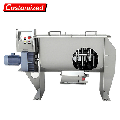 Un buen precio. Mezcladora de cinta de acero inoxidable con capacidad de 1000L para mezclar polvo y gránulos en línea