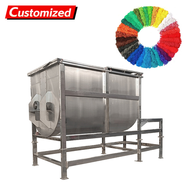 Un buen precio. Máquina de mezclado personalizable mezcladora de cinta 500l 1000l 2000l 5000l 10000l 20000l mezcladora de cinta de gran capacidad de piensos para animales mezcladora de acero inoxidable en línea