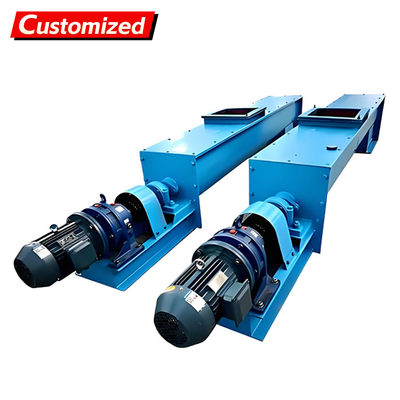 Un buen precio. Equipo personalizado de transporte de polvo químico por tornillo térmico, eléctricamente de acero inoxidable, con eje calentado o enfriado, transportador de tornillo sinfín calentado en línea
