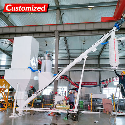 Un buen precio. Transportador de tornillo personalizado portátil de cemento de acero inoxidable para descarga de camiones en línea