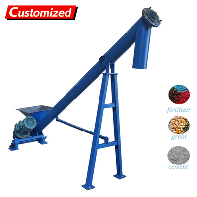 Un buen precio. custom Automatic Cement Powder Inclined Auger Screw Conveyor Feeder  Cement Screw Portable Conveyor for Truck Unloading en línea