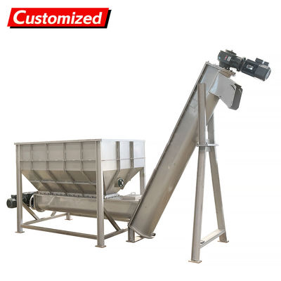 Un buen precio. Transportador de tornillo helicoidal sin eje personalizado para la transmisión de materiales de gran volumen y el transporte de bienes en línea