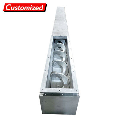 Un buen precio. Transportador de tornillo sin eje sin eje de acero inoxidable personalizable para cuchilla transportadora helicoidal de manipulación de materiales de alta eficiencia en línea